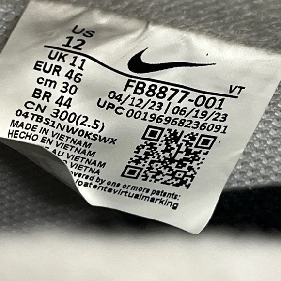 Nike Air Force 1 Winterized Phantom Khaki FB8877-001 Men's Size 12 Shoes Casual - Picture 12 of 12